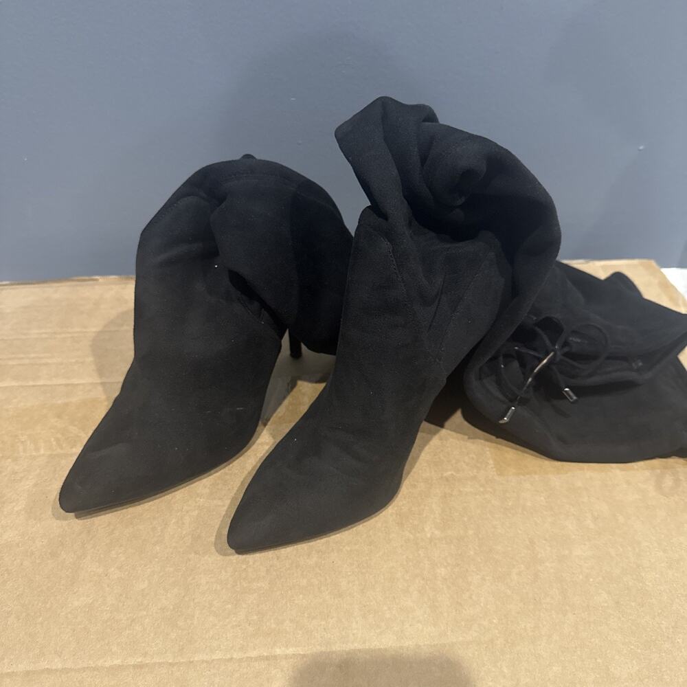 Jessica Simpson Women’s Above Knee Black Suede Boots Size 6